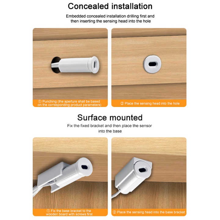 Single Door sensor (DC12V/24V) Cabinet wardrobe Sliding Door سينسور دولاب ودرسينج