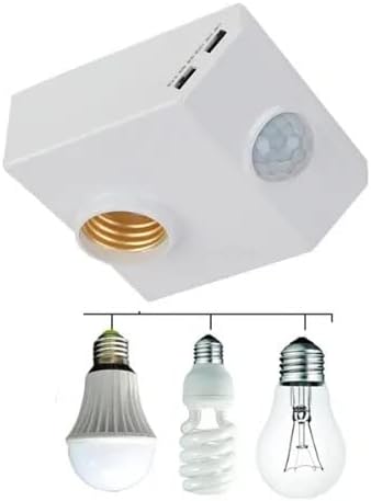 Human PIR Infrared Motion Sensor 220V Switch With Lamp Holder Light Holder for LED Lamp