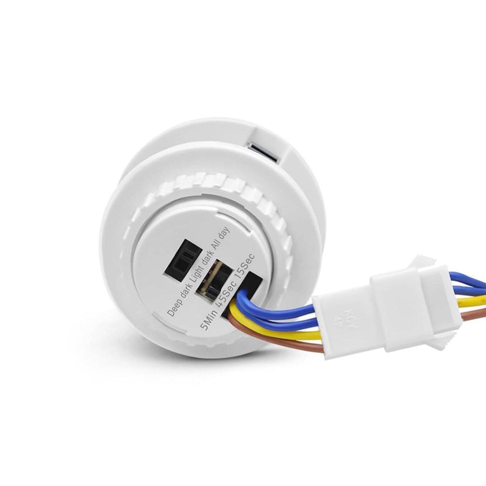 PIR Motion Sensor 220V Infrared Switch With Adjustable Light Sensitivity and Time Delay - RS3129