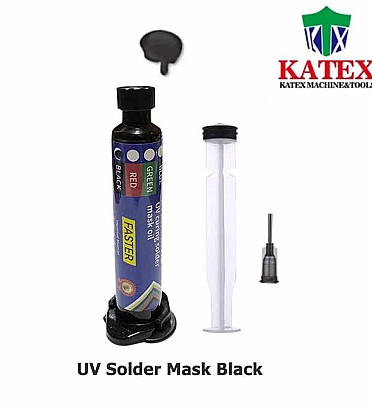 KATEX BLACK UV Solder Mask 3S Quick-Drying Solder Resist Oil For Motherboard Jumping Wire repair 