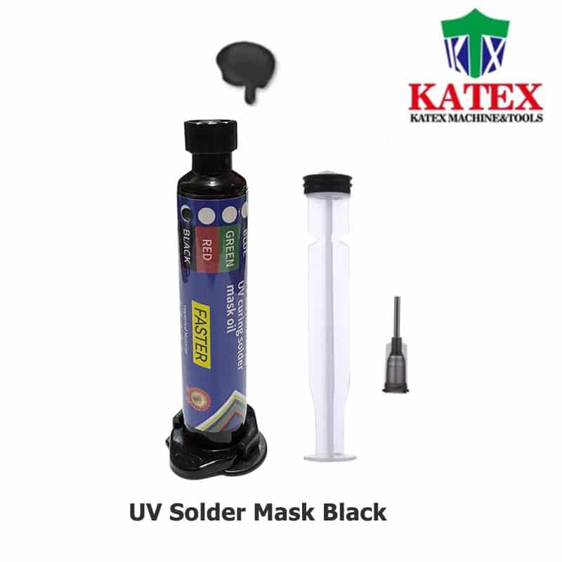 KATEX BLACK UV Solder Mask 3S Quick-Drying Solder Resist Oil For Motherboard Jumping Wire repair