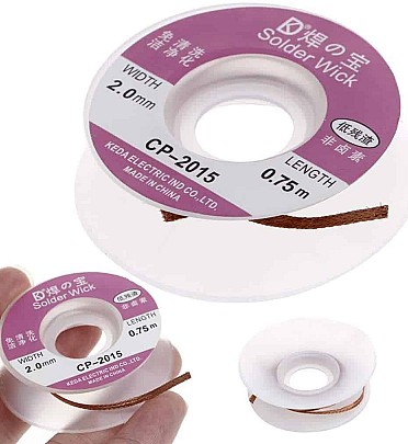 Solder Wick CP-2015 Length 0.75m Width 2.0mm