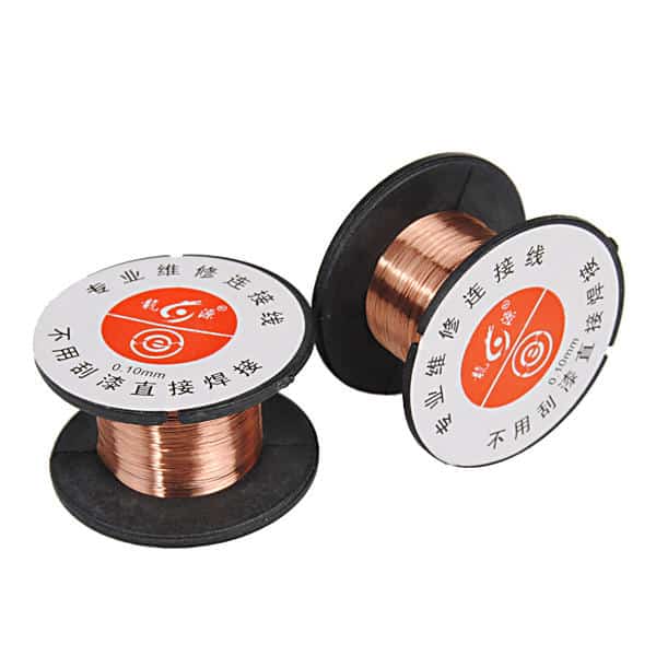 Weld Copper Soldering Solder 0.1mm PPA Enamelled Reel Wire