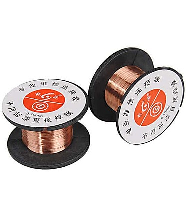 Weld Copper Soldering Solder 0.1mm PPA Enamelled Reel Wire