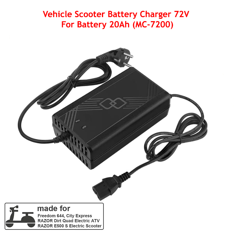 Vehicle Scooter Battery Charger 72V For Battery 20Ah (MC-7200)