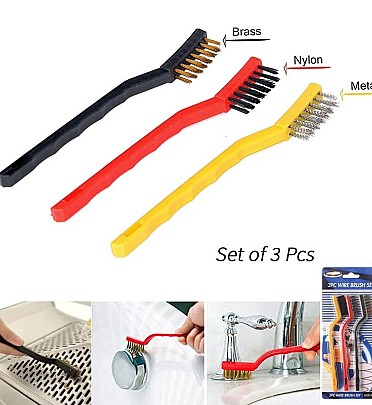 3PcsWire Brush Set