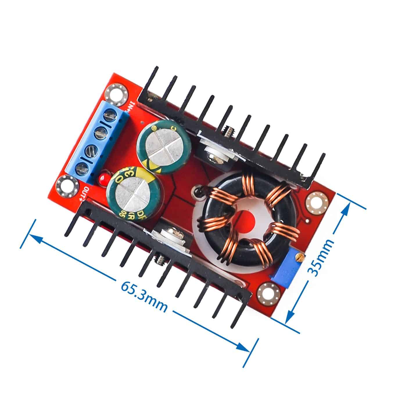 Boost Converter 150W DC-DC (10-32V to 12-35V) Step-Up Voltage Charger Module