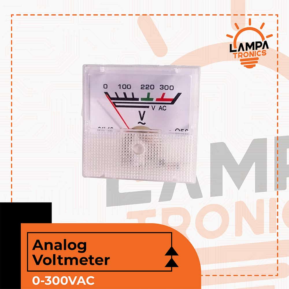 Analog Voltmeter 0-300VAC
