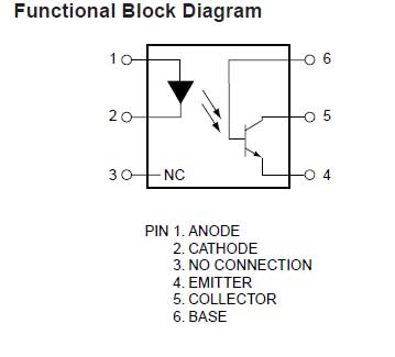 MOC3021 (Optoisolator Triac Driver) DIP-6