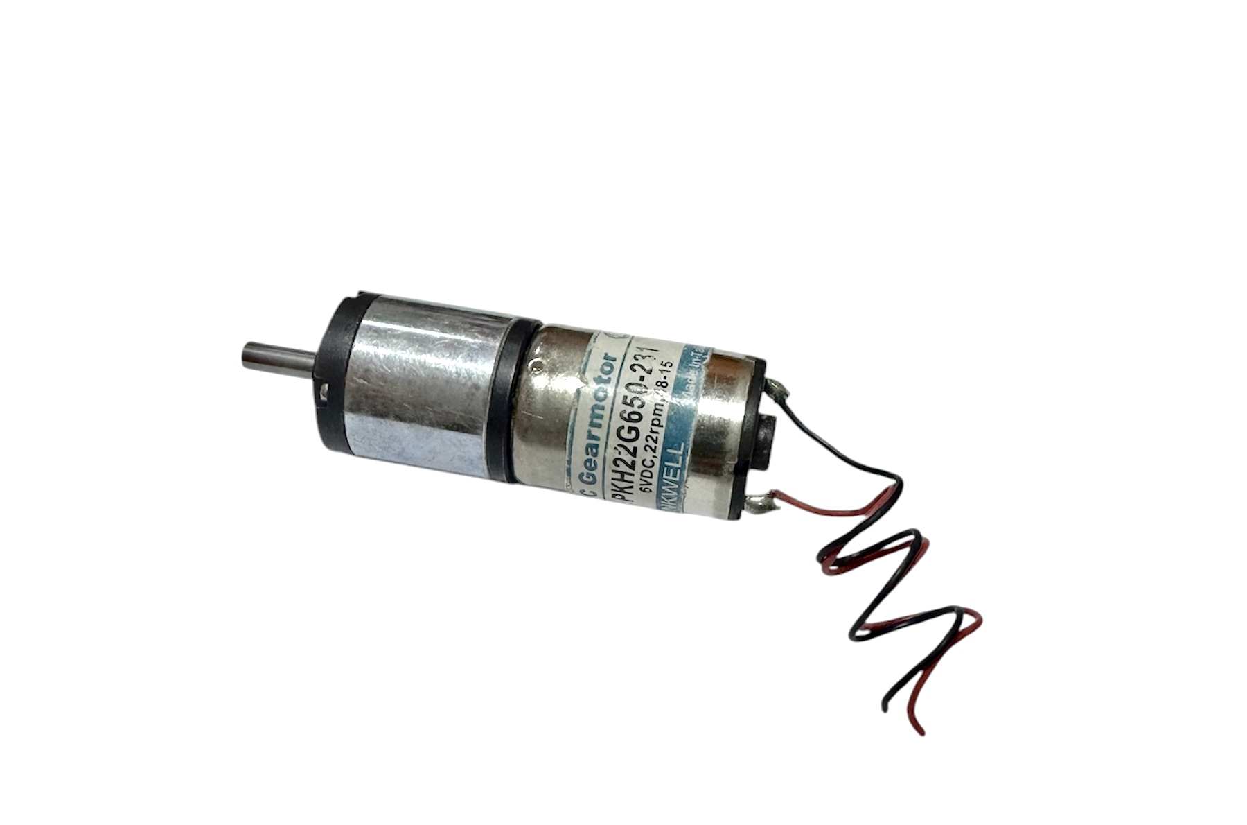 Original DC Geared Motor Very High Tourqe (6VDC-22rpm) (Used)