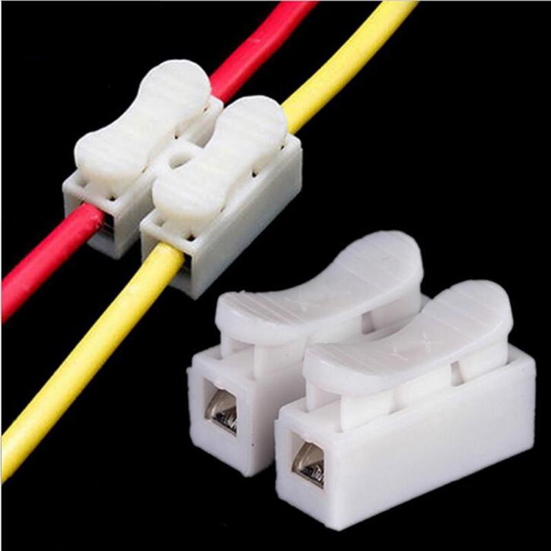 Spring Quick Connector Cable Clamp 2-Pole (250V-10A)