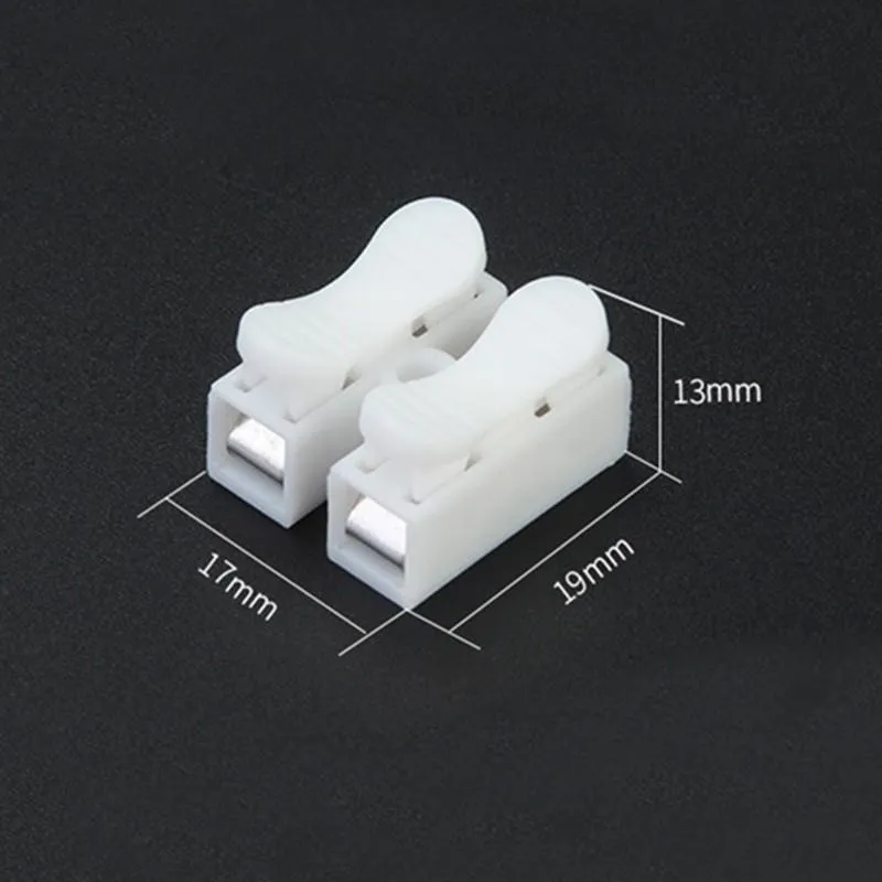 Spring Quick Connector Cable Clamp 2-Pole (250V-10A)