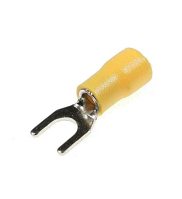 Furcate Terminal Insulated (SV5.5-5) Yellow