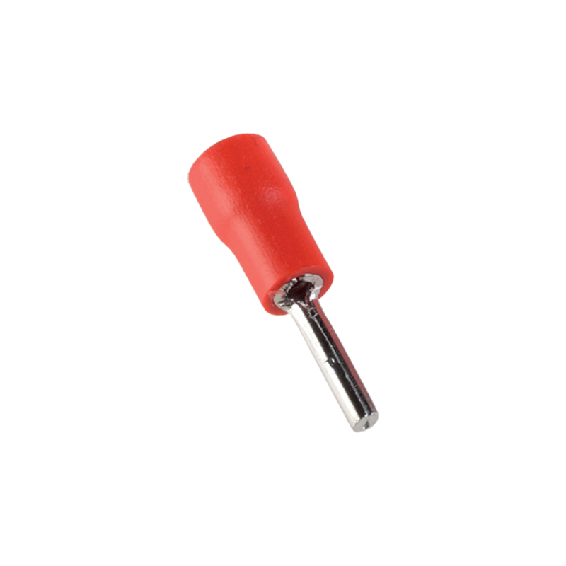 Pin Type Terminal Insulated (PTV1.25-10) Red