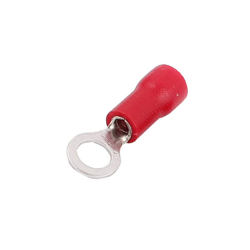 Ring Terminal Insulated (RV1.25-4) Red