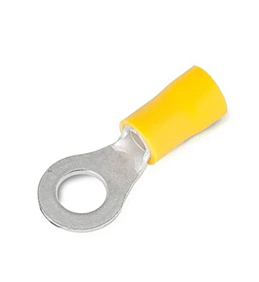 Ring Terminal Insulated (RV5.5-6) Yellow