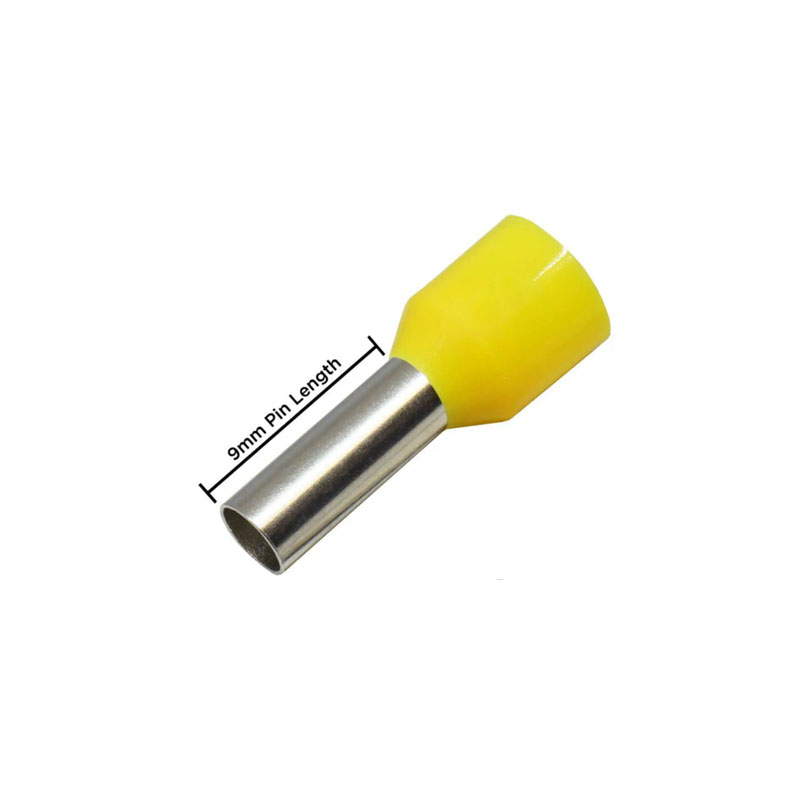 Ferrule Terminal Insulated (E4009) Cord End Wire Connector Yellow