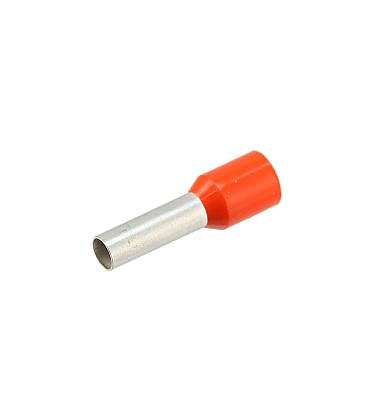 Ferrule Terminal Insulated (E1510) Cord End Wire Connector Orange