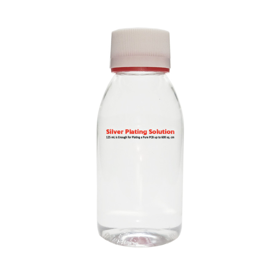 Silver Plating Solution 125mL for Electronic Boards