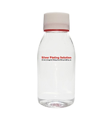 Silver Plating Solution 125mL for Electronic Boards