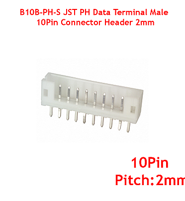 B10B-PH-S JST PH Data Terminal Male 10Pin Connector Header 2mm