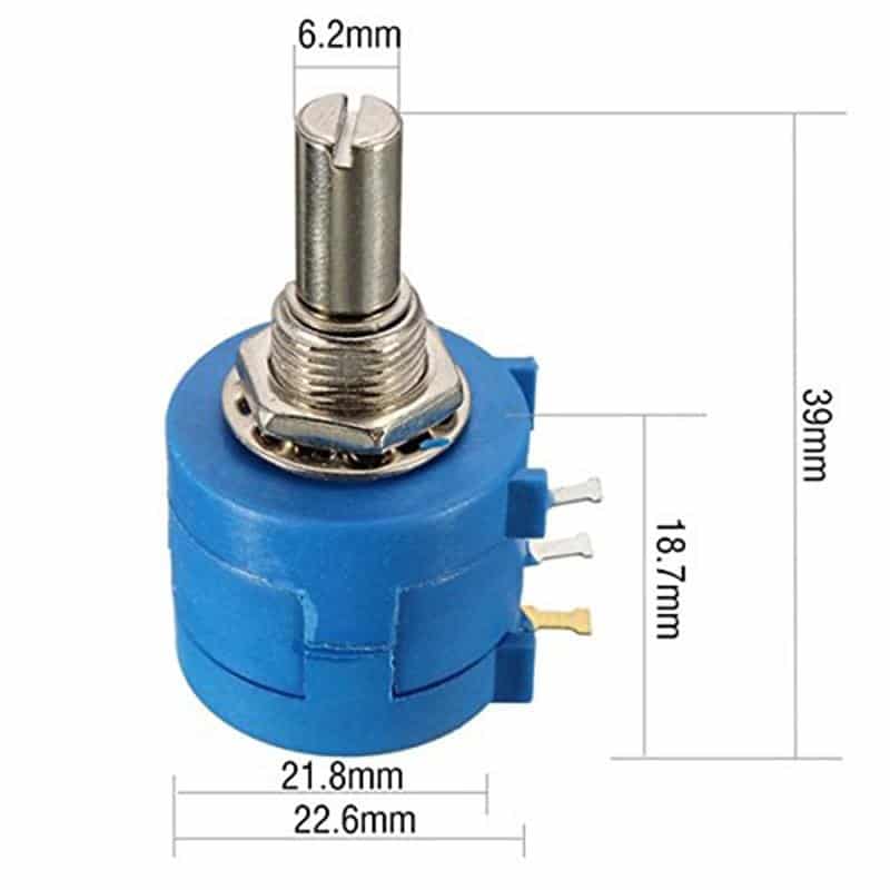 Precision Potentiometer 50K Ohm 10 Turn (3590S-2-503L)