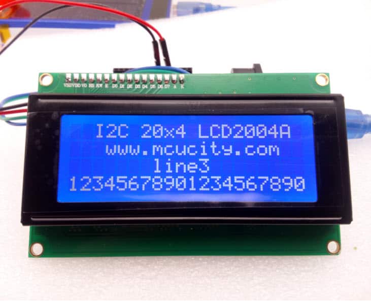 Character LCD 20x4 2004 (blue blacklight)
