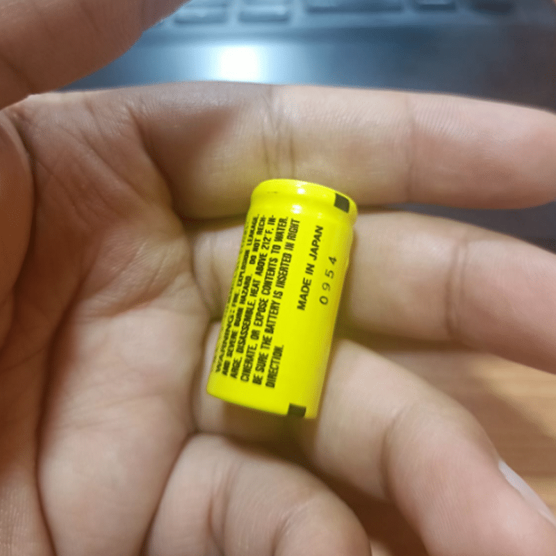 Panasonic Lithium Battery BR-2/3A (3V -1200mAh) DO NOT Recharge
