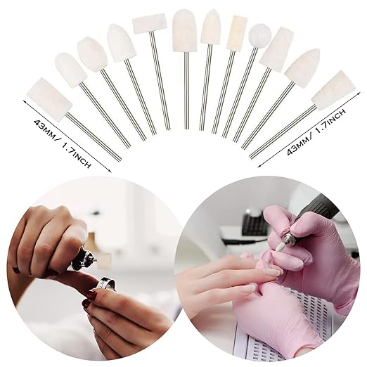 Wool Polishing Buffing Wheels Bits Set (13Pcs) For Dremel Rotary Tools