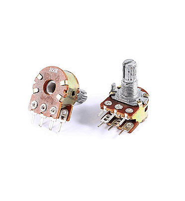 Rotry Potentiometer Double 50K - 6 Pin