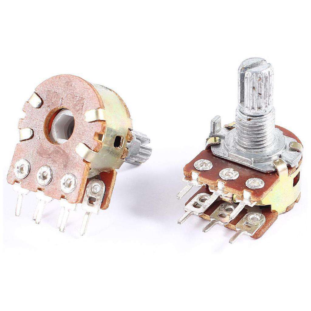 Rotry Potentiometer Double 10K - 6 Pin