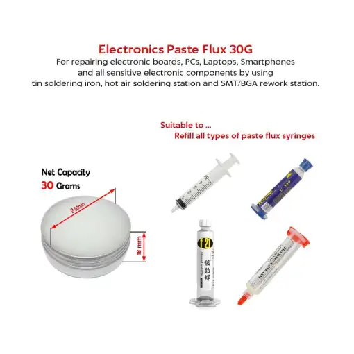 Electronics Paste Flux 30g for PCB/SMD/BGA/PGA