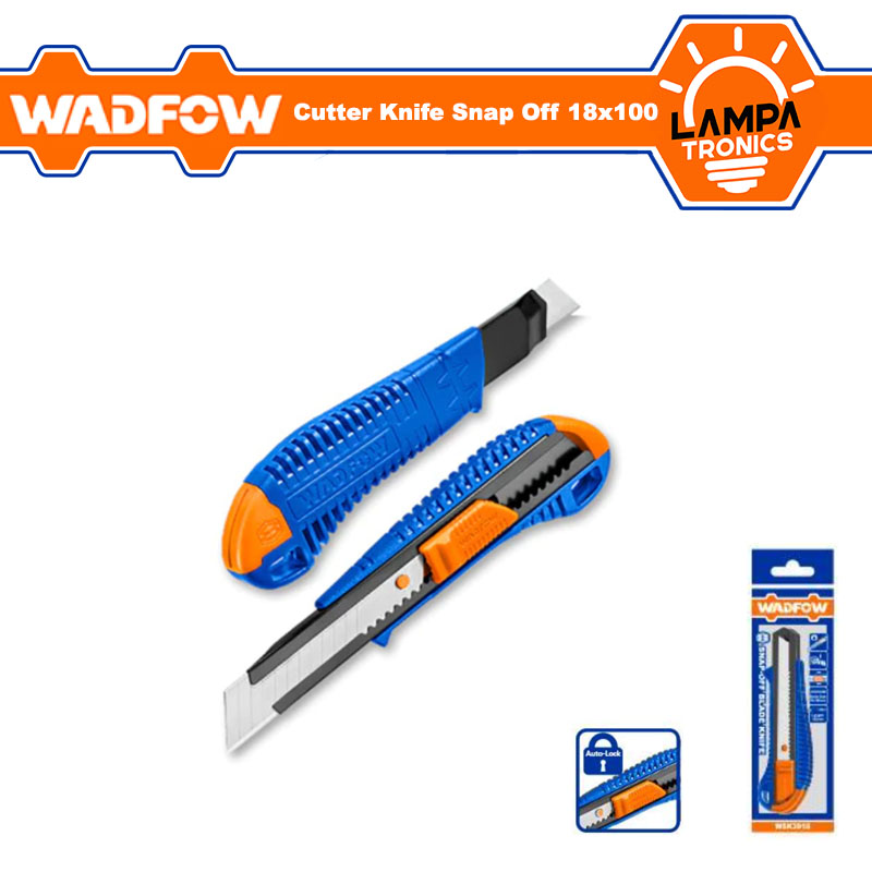 Cutter Knife Snap Off (18x100mm) With out Blade WADFOW - WSK3913