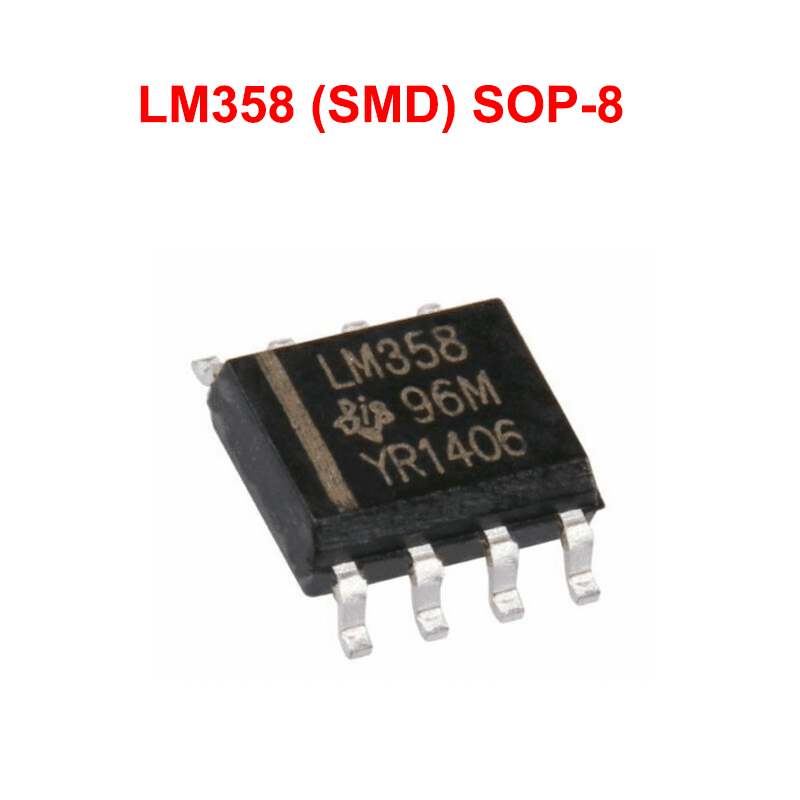 SMD LM358 Sop-8 (Dual Operational Amplifier)