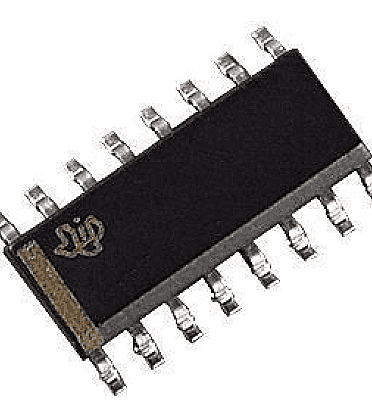 SMD 74595 (8-bit Serial In/Serial or Parallel Out Shift register)