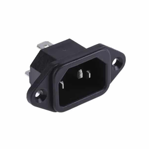 AC Power Socket 3Pins Plug Male Panel Mount  (10A - 250Vac) Connector (AC-04)