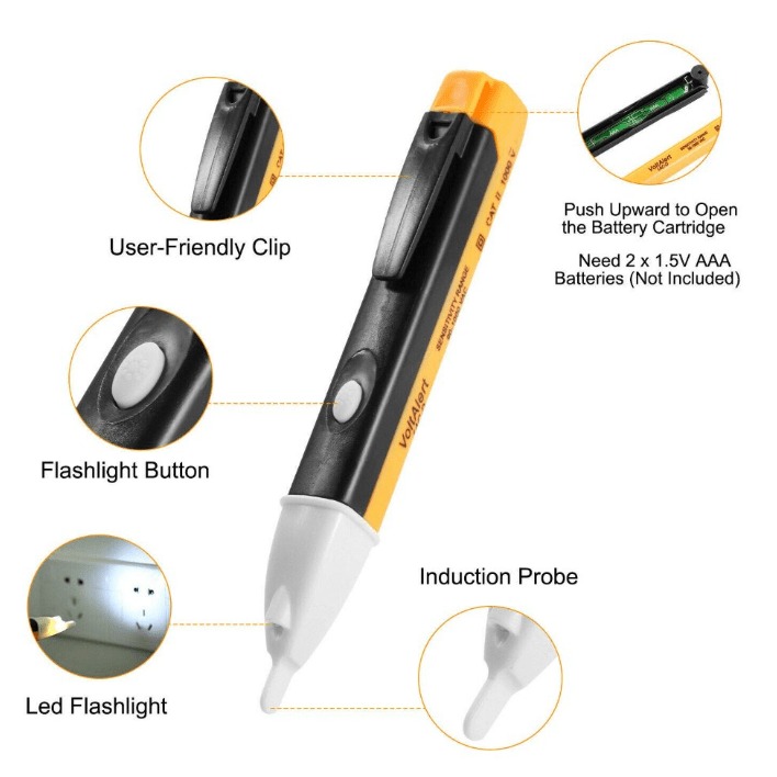 Voltage Alert Tester Pen Detector 90~1000V (1AC-D)