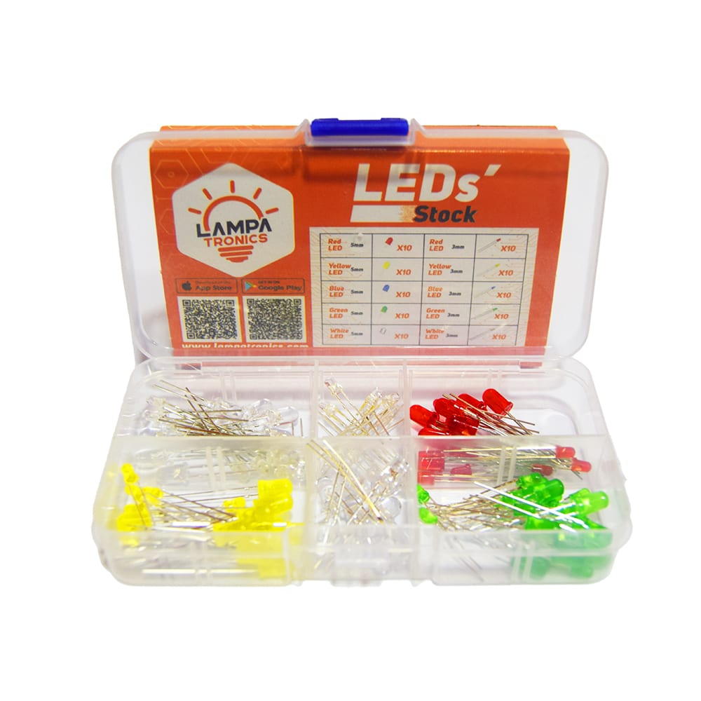 LED Box kit (5mm & 3mm) + Free Storage Box