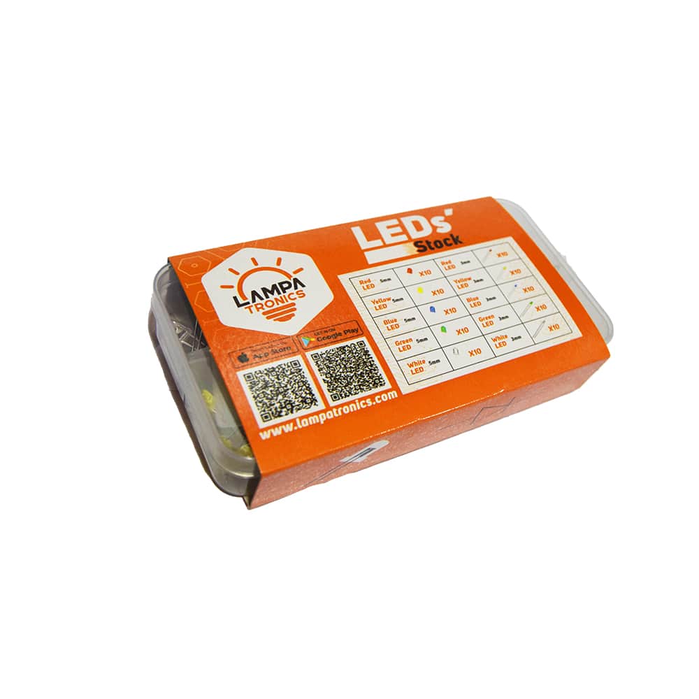 LED Box kit (5mm & 3mm) + Free Storage Box