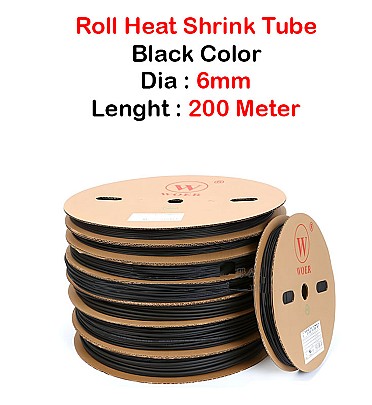 Roll Heat shrink (6mm - 200Meter)