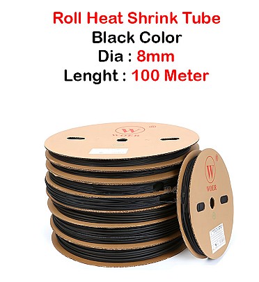 Roll Heat shrink (8mm - 100Meter)