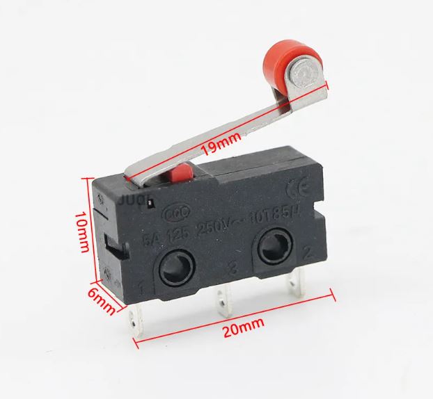 Micro Limit Switch 3Pin With Roller - KW11-3Z-3 (1PCS)
