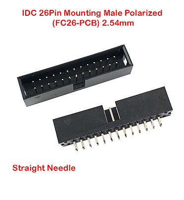 IDC 26Pin Mounting Male Polarized (FC26-PCB) 2.54mm