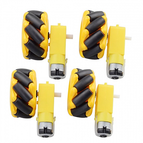 Mecanum Omni Wheel M-K (60mm) R+L (2pcs) For Robot