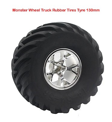 Monster Wheel Truck Rubber Tires Tyre 130mm