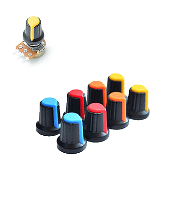 Knob for Rotary Potentiometer Colors (1Pcs)