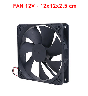 FAN 12V ( 12x12x2.5 cm) (New)