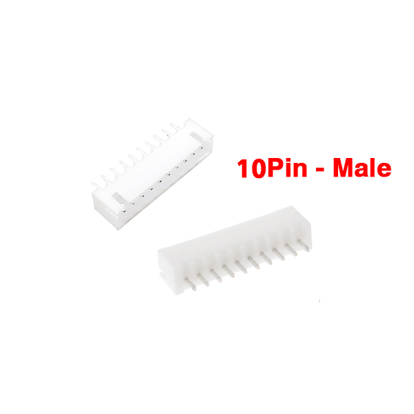 Data Terminal Male 10 Pin Connector JST XH 2.54mm On PCB
