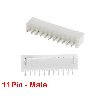 Data Terminal Male 11 Pin Connector JST XH 2.54mm On PCB