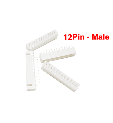 Data Terminal Male 12 Pin Connector JST XH 2.54mm On PCB